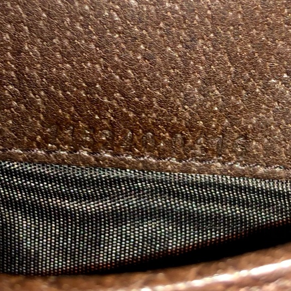 GUCCI MONOGRAM Leather Canvas Agenda Binder Passport Holder Credit Card Wallet - Picture 17 of 17